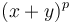 (x+y)^p