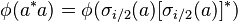  \phi(a^{*} a) = \phi(\sigma_{i / 2}(a) [\sigma_{i / 2}(a)]^{*}) 