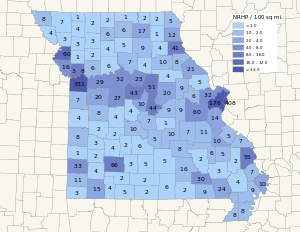 NRHP Missouri Map.svg