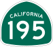 State Route 195 marker