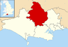 North Dorset UK locator map.svg