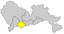 Location within Shenzhen City