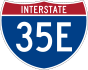 Interstate 35E marker