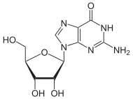 structural formula of Guanosine