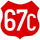 RO Roadsign 67C.svg