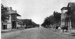 Main Street in Boerne, Texas ca 1890-1900