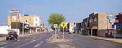 Dakota Avenue in downtown Wahpeton, 2007