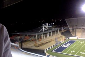 By late October, 2015, a steel skeleton had been erected for the Brian Patterson Sports Performance Center.