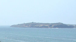 Mogador island from Essaouira harbour