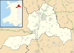 Holt is located in Wrexham