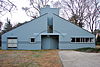 Vanna Venturi House and front yard