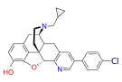 Chemical structure of 4-chlorophenylpyridomorphinan