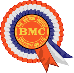 The BMC 'rosette' logo.