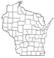 Location of Racine, Wisconsin