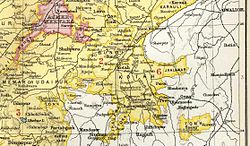 Location of Jhalawar