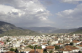 Southern part of Amfissa.