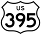 U.S. Route 395 marker