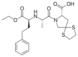 Spirapril structure.svg