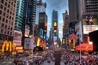 Skyline of Times Square