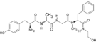 Chemical structure of DAMGO.