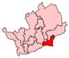 A fairly small constituency in the southeast part of the county.