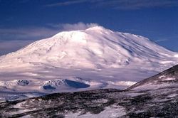 Mount Erebus on Ross Island. Credit: USGS