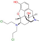 Chemical structure of Chloroxymorphamine.