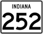 State Road 252 marker