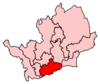 A small-to-medium sized constituency, located in the south of the county.