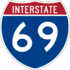 Interstate 69 marker