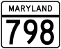 MD Route 798.svg