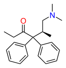 Chemical structure of Levoisomethadone.