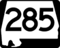 State Route 285 marker