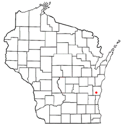 Location of Cascade, Wisconsin