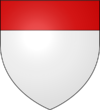 Argent a chief gules.svg