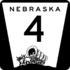 Nebraska Highway 4 marker