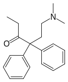 Chemical structure of Normethadone.