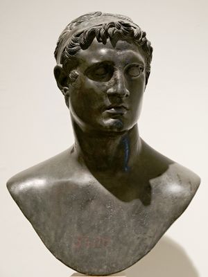 A bust depicting Ptolemy II Philadelphus