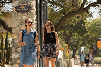 Pitzer College gates