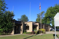 Town Hall & Fire Department, E. Chicago Blvd.