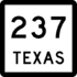 State Highway 237 marker