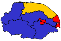 NorfolkParliamentaryConstituency2005Results.svg