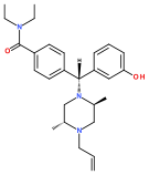 Chemical structure of BW373U86.