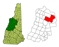 Location in Grafton County, New Hampshire