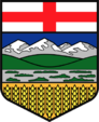 Shield of arms of Alberta