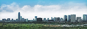 Uptown Houston Skyline