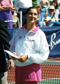 Monica Seles ended the year at number 1 for the first time