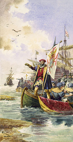 Vasco de Gama at Kappad