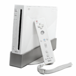 The original Wii console and remote