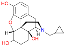 Chemical structure of Naltrexol.